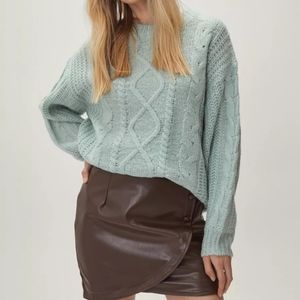 Teal Knit Sweater
